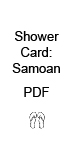 Shower Cards: Samoan